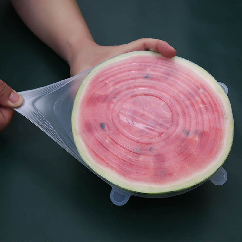 6pcs Silicone Stretch Lids for Food Storage-4