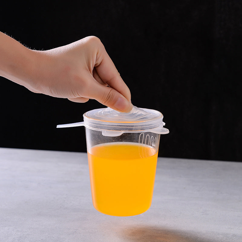 6pcs Silicone Stretch Lids for Food Storage-1
